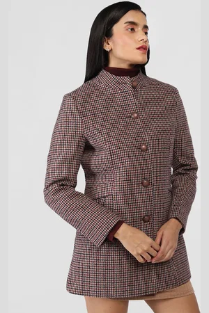 Roadster The Lifestyle Co Checked Parka Coat