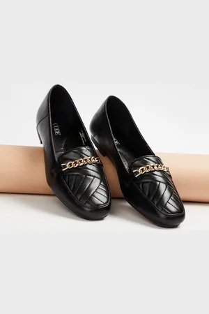 Lifestyle Women Square Toe Horsebit Loafers