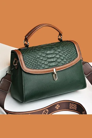 Diva Dale PU Structured Handheld Bag with Quilted