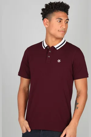 WROGN Men Polo Collar Pockets Slim Fit T-shirt