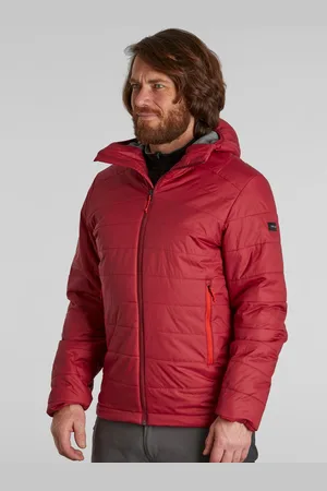 DECATHLON Men Red Water Resistant Outdoor Padded Jacket