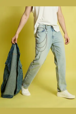 Bene Kleed Men Clean Look Relaxed Fit Tinted Jeans