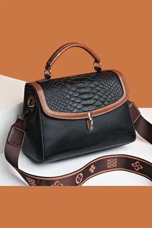 Diva Dale PU Structured Handheld Bag with Quilted