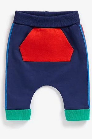 Mothercare Boys Blue and Red Kangaroo Pocket Jogger
