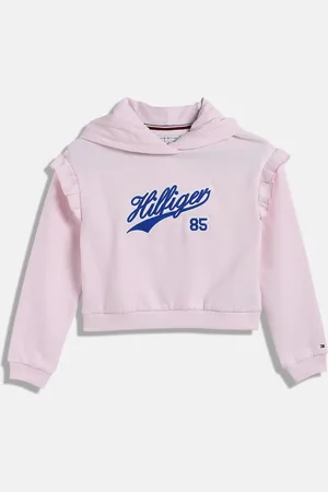 Tommy Hilfiger Girls Printed Hooded Sweatshirt