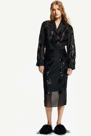 H&M Women Sequined Organza Skirts