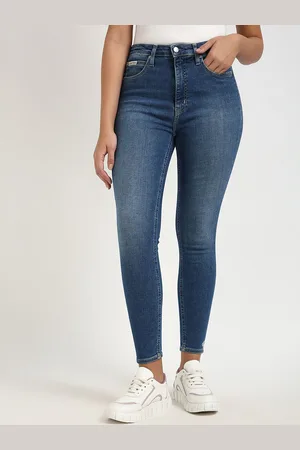 Calvin Klein Women Mid-Rise Skinny Fit Cropped Jeans