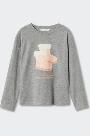 MANGO Girls Printed T-shirt