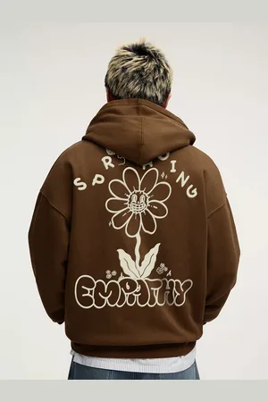 Maniac Men Printed Hooded Sweatshirt