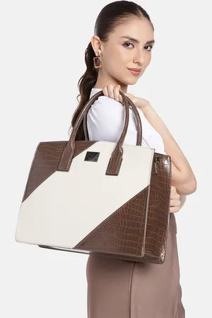 Allen Solly Textured Laptop Handheld Bag