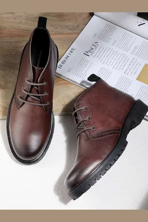 French Connection Men Regular Leather Boots