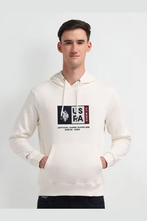 Ralph Lauren Men Cotton Printed Hooded Sweatshirt