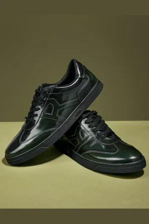 RARE RABBIT Men Mercury Leather Lace-Up Sneakers
