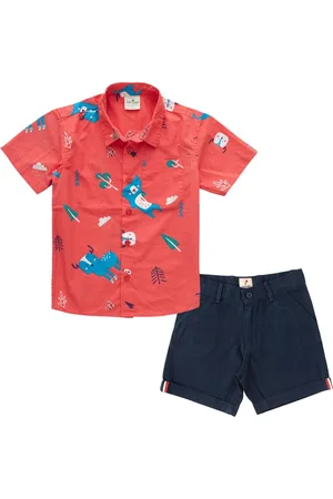 Juscubs Boys Printed Shirt with Shorts