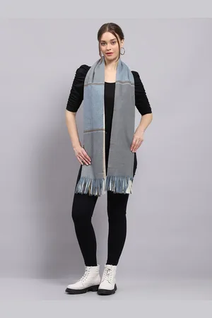 Monte Carlo Women Stole With Tasselled Border