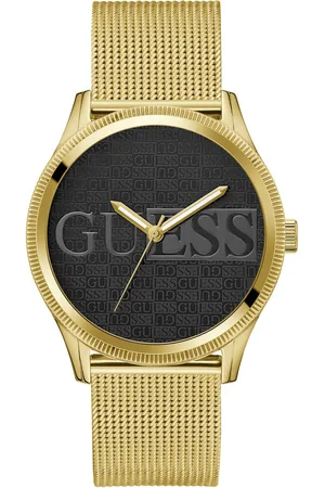 Guess Men Dress Reputation Brand Logo Printed Dial Analogue Watch GW0710G2