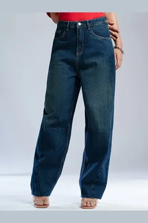 FREAKINS Women Cotton High-Rise Heavy Fade Jeans