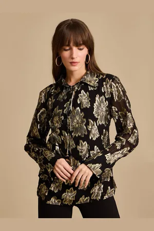 Kazo Embellished Blouson Top