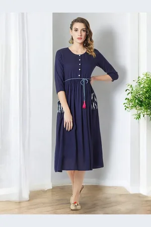 DressBerry Women Fit & Flare Pocket Detailing Midi Dress