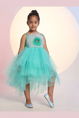 Toy Balloon Kids Girls Net Fit & Flare Dress