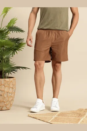 Mast & Harbour Men Ribbed Relaxed Fit Shorts