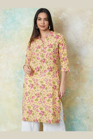 Lifestyle Floral Printed Acrylic Kurta