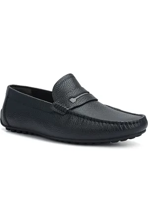 ROSSO BRUNELLO Men Slip On Mid-Top Formal Leather Loafers