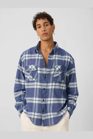 The Souled Store Men Tartan Checks Opaque Checked Casual Shirt