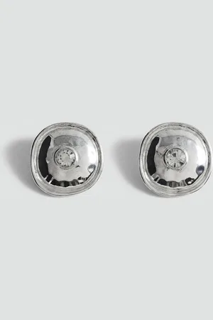 MANGO Crystal Coin Circular Studs
