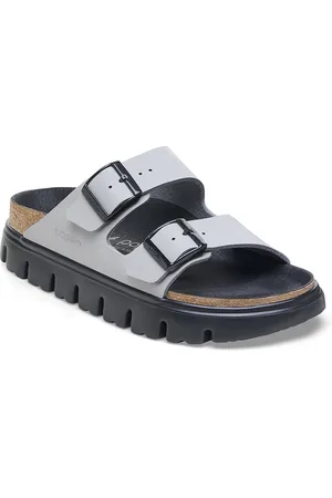 Birkenstock Arizona Buckle Detailed Narrow Width Open Toe Flats