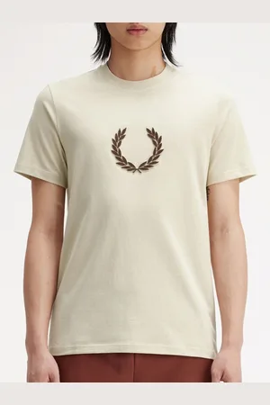 Fred Perry Men V-Neck Tropical Pockets T-shirt