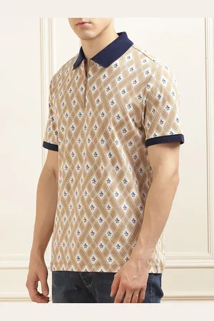 Original Penguin Men Printed Polo Collar Pockets T-shirt
