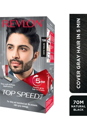 Revlon Top Speed Hair Color - Men - Natural Black 70M