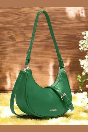 EXOTIC Women Solid Half Moon Sling Bag