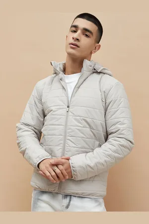 Lifestyle Men Hooded Solid Casual Puffer Jacket