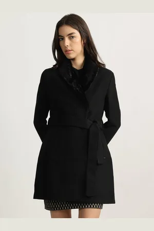 ICONIC Women Single Breasted Regular Fit Overcoat