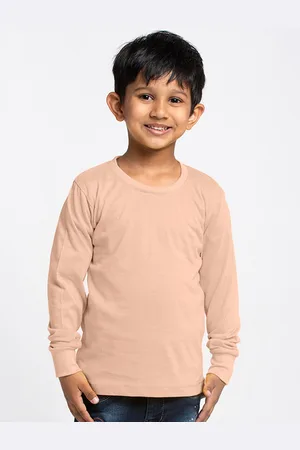 Friskers Boys Coral Solid Running T-shirt