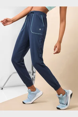 Cult Women Navy Melange Pop Up Thread Leisure Joggers