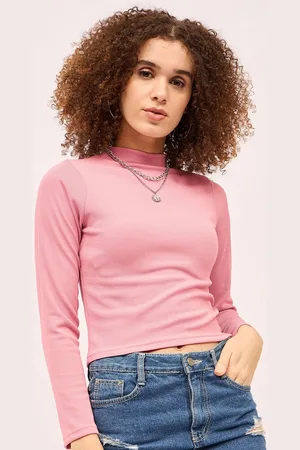 Mayra Women High Neck Crop Top