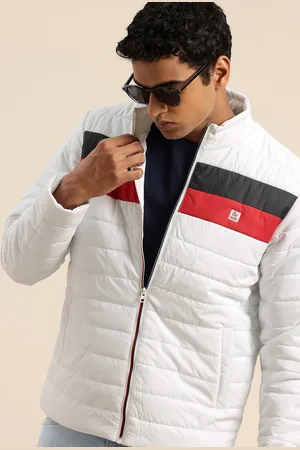 Being Human Colourblocked Mock Collar Padded Jacket