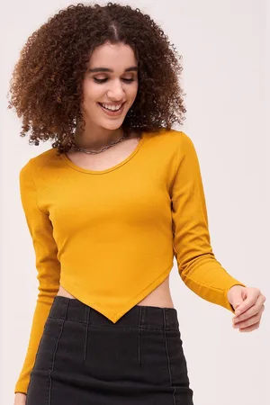 Mayra Women Ribbed Crop Top