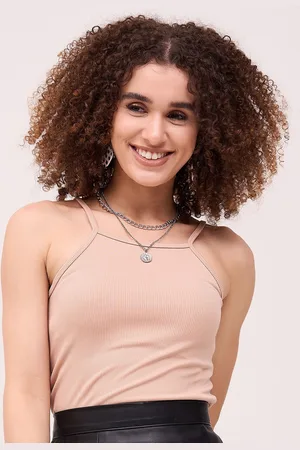 Mayra Women Shoulder Straps Crop Top