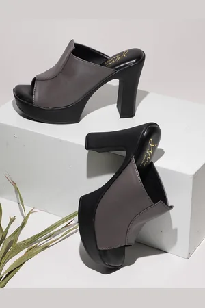 JM Looks Women Peep Toe Block Heel Sandals