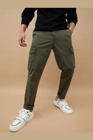 Lifestyle Men Regular Fit Mid-Rise Trousers