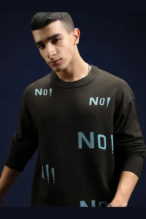 Highlander Men Typography Pullover