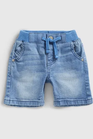 Mothercare Boys Regular Fit Mid-Rise Denim Shorts