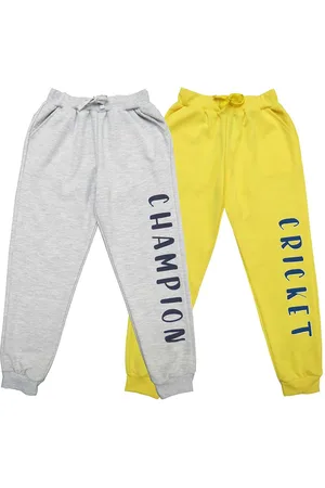 Clothe Funn Boys Pack Of 2 Printed Mid Ride Joggers