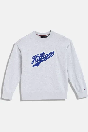 Tommy Hilfiger Boys Typography Printed Pullover Sweater