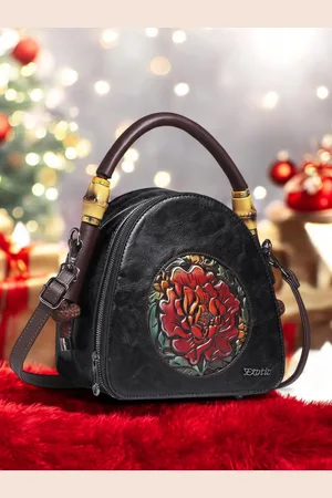 EXOTIC Women Solid Structured Handheld Bag