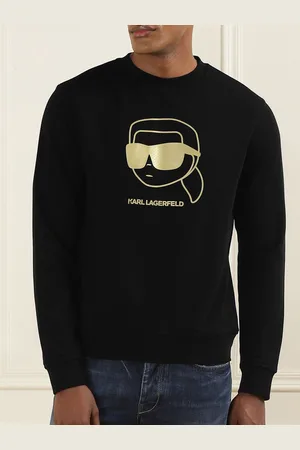 Karl Lagerfeld Men Cotton Printed Sweatshirt